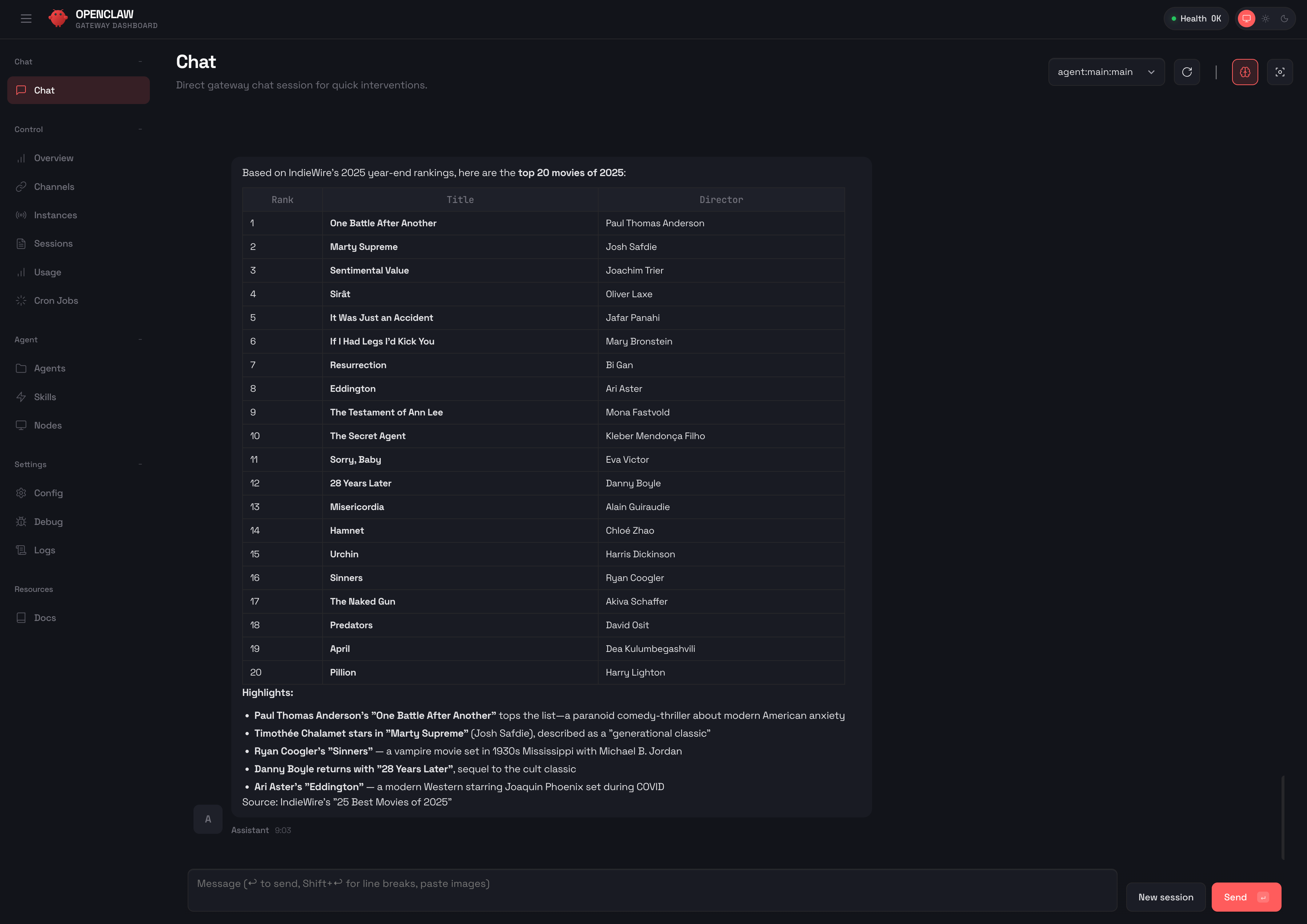 A private web application opened through Liaison